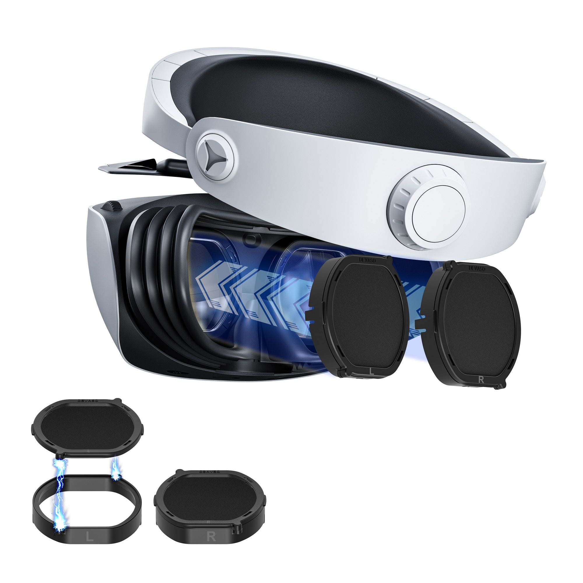 DEVASO Anti-Scratch Lens Cover Compatible with PS VR2 Headset Lightweight Lens Protector DEVASO Anti-Scratch Lens Cover Compatible with PS VR2 Headset Lightweight Lens Protector